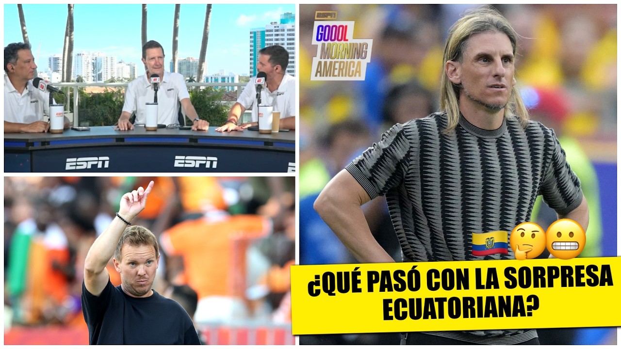 ECUADOR al BORDE DEL ABISMO en el MUNDIAL. Necesita un MILAGRO ante ALEMANIA | Goool Morning America
