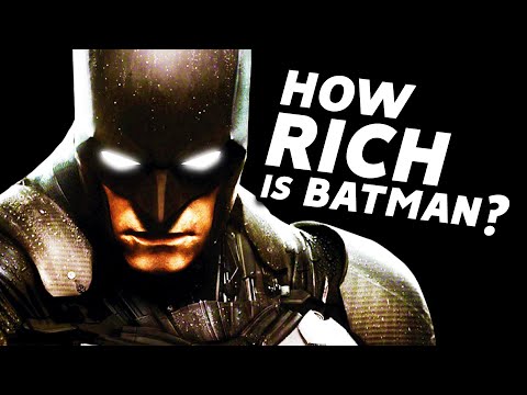 Il ridicolo patrimonio netto di Batman