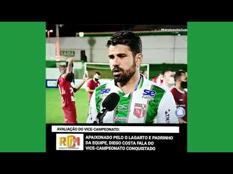 Diego Costa faz avaliação do vice-campeonato do Lagarto.