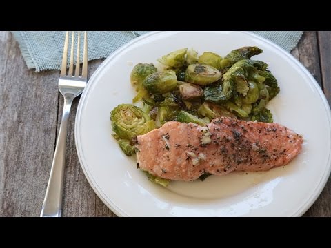 How to Make One-Pan Roasted Salmon & Brussels Sprouts