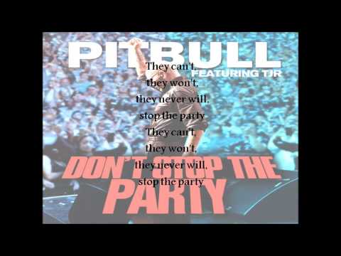 Pitbull (ft.TJR) - Don´t stop the party (LYRICS)