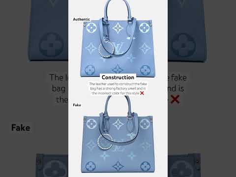 Authentic vs. Fake Louis Vuitton Onthego