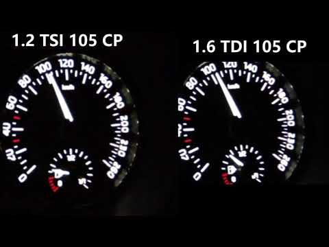 0-200 SKODA OCTAVIA 1.2 TSI 105 CP VS SKODA OCTAVIA 1.6 TDI 105 CP