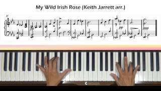 My Wild Irish Rose (arr. Keith Jarrett) Piano Tutorial