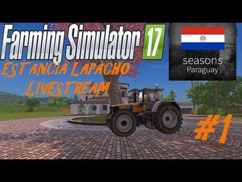 FARMING SIMULATOR 17 - ESTANCIA LAPACHO #1 - PARAGUAY GEO MOD - PS4