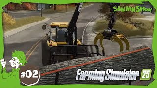 1回ちょっとこれで - #2 「WOOD JOB!」農業生活 視点:鉄塔 with 標準【Farming Simulator 25】