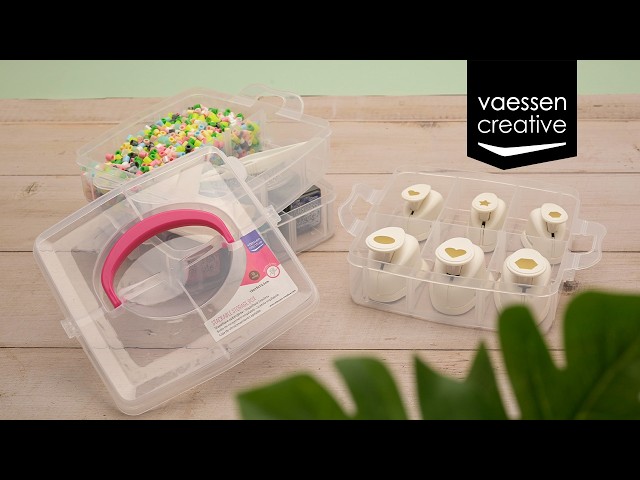 Vídeo relacionado con Vaessen Creative Caja de Almacenamiento Coloridas con 6 Compartimentos, 21 x 18,5 x 14 cm