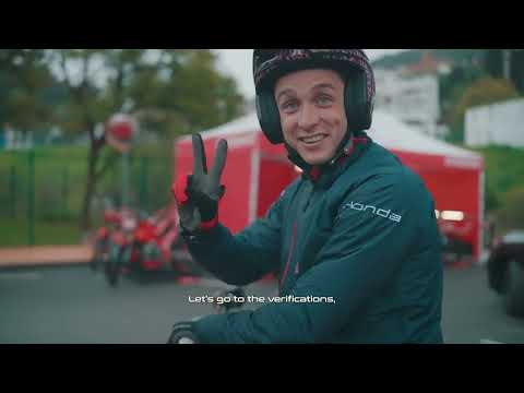 Everything you didn't see from the first race 👀 #HondaMontesa #RTLElectric #MikiGelabert #Trial2