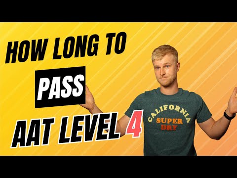 AAT Level 4 - How long does it take to complete?