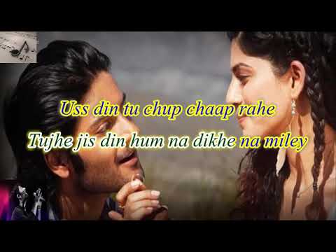 Tu Har Lamha Khamoshiyan Karaoke With Lyrics Arijit Singh 
