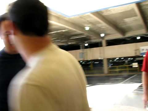 Chegada das visitas ilustres