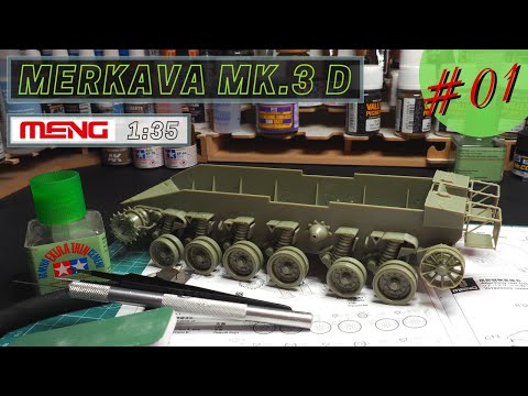 #01 MERKAVA MK.3 D - brief history, model characteristics and assembly start
