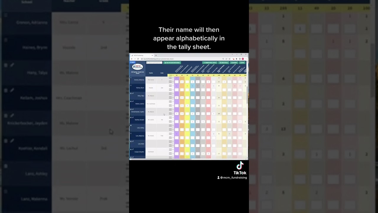 How to use the tally sheet - Part 1