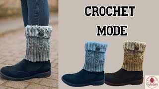 Guêtres au Crochet Faciles et Élégantes 🧶 | Tuto Crochet Mode Automne / Hiver
