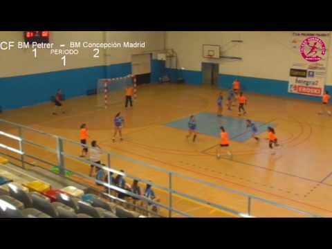 Emisión en directo de Balonmano CF BM Petrer- BM Concepción Madrid