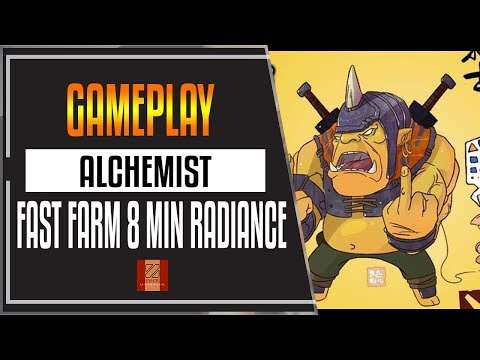 Alchemist Gameplay Mid Fast Farming 8 min Radiance New Patch 7.22C