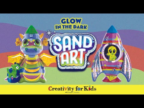 Glow In The Dark Sand Art Rocket Ship