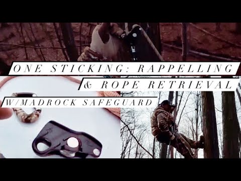 How To: Step By Step Rappel With A Madrock Safeguard | Rope Retrieval After One Stick Climbing
