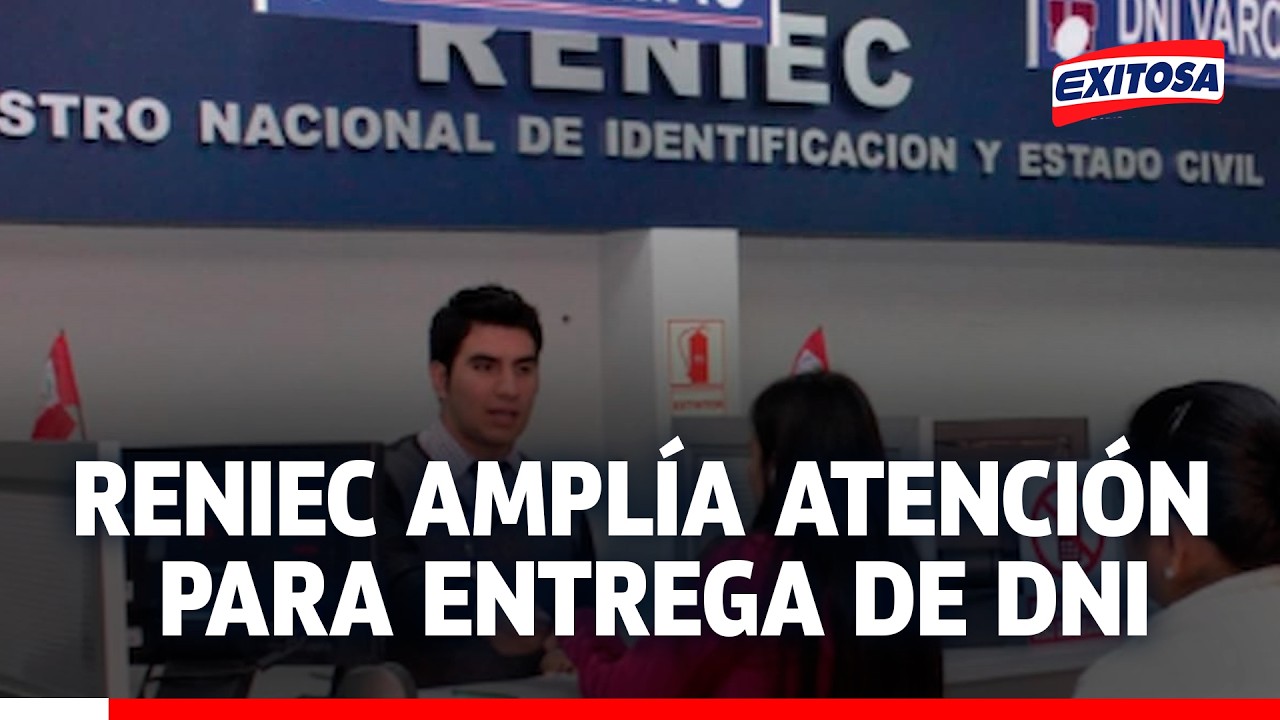 🔴🔵 RENIEC amplía horarios de atención por las Elecciones Regionales y Municipales