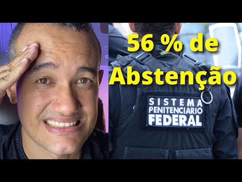 CONCURSO DEPEN 2021: 56% de abstenção, Andremissio Queiroz