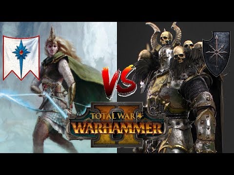 High Elves vs Chaos | TECLIS AND THE SISTERS - Total War Warhammer 2