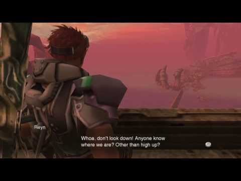 (Wii) Xenoblade Chronicles HD Cutscene 102c - Resting Very High Up - JAPANESE
