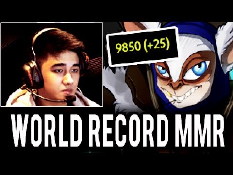 WORLD RECORD! 9875 MMR Abed Meepo & QoP Epic Game Coming 10k MMR Dota 2