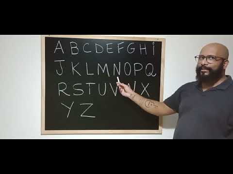 ALFABETO - ALFABETIZAÇÃO PARA JOVENS E ADULTOS AULA 1