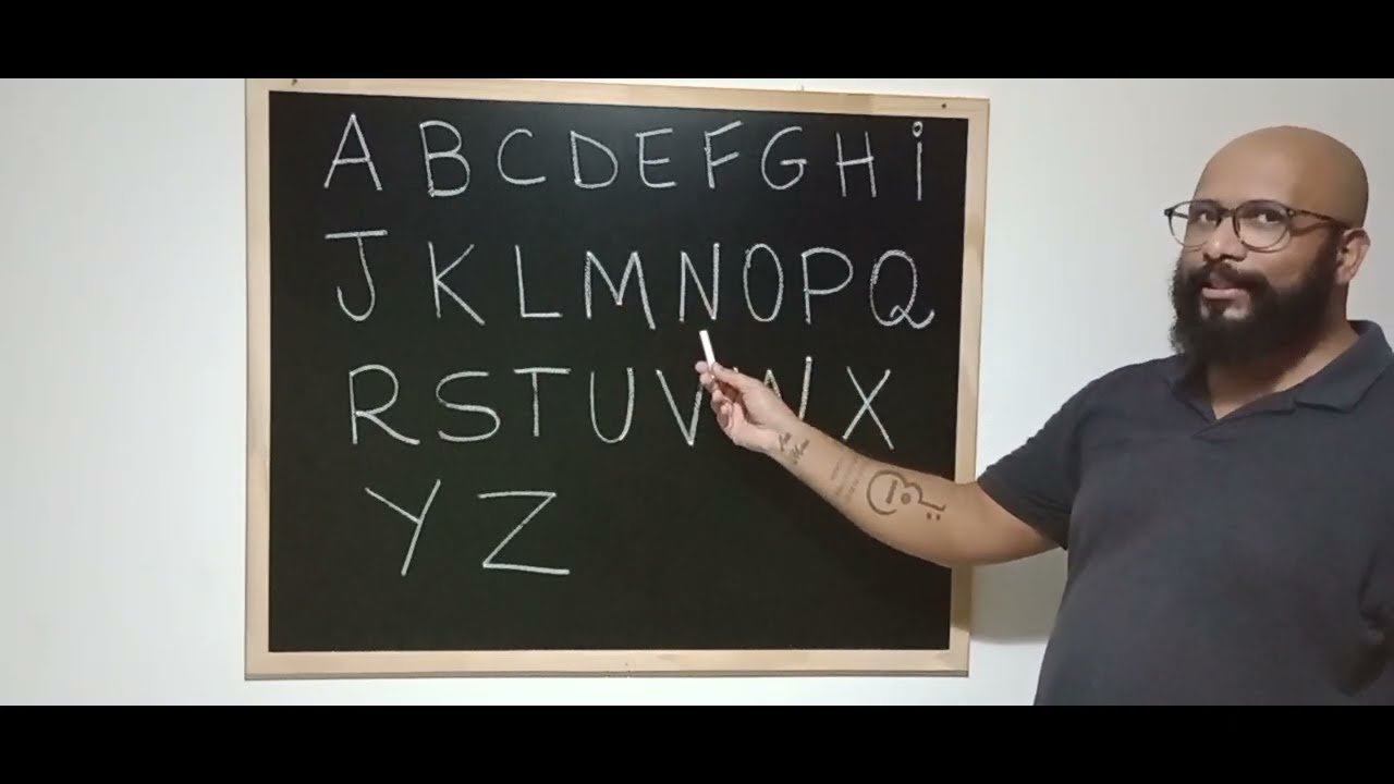 ALFABETIZAÇÃO DE JOVENS E ADULTOS AULA 1 - CONHECENDO AS LETRAS DO ALFABETO