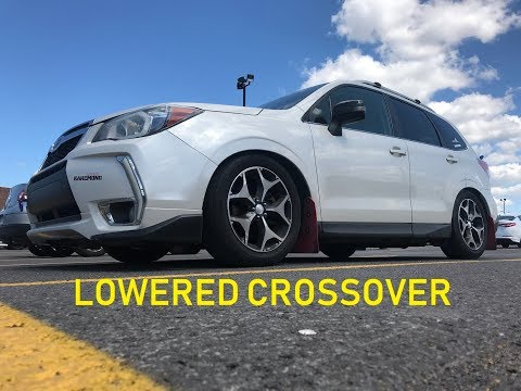 Subaru Forester Lowered on coilovers DIY How to
