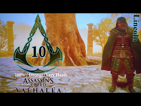 Assassin's Creed Valhalla Part 10: Lincoln (100% / Drengr [Very Hard] / No Commentary)