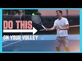 Two Common Mistakes On The Volley | Tennis Volley Technique