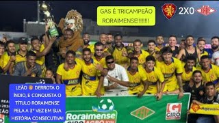 GAS 2X0 Baré - Campeonato Roraimense 2026 | Final (Jogo Único).