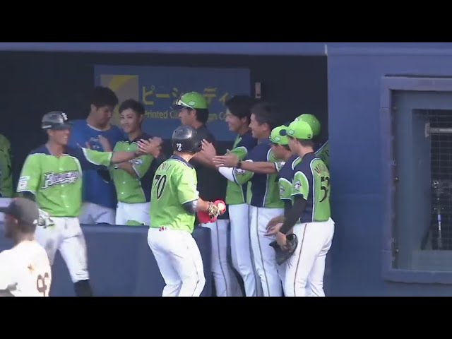 【ファーム】打撃絶好調!! ファイターズ・今井の均衡を破るHR!! 2019/9/23 F-G(ファーム)