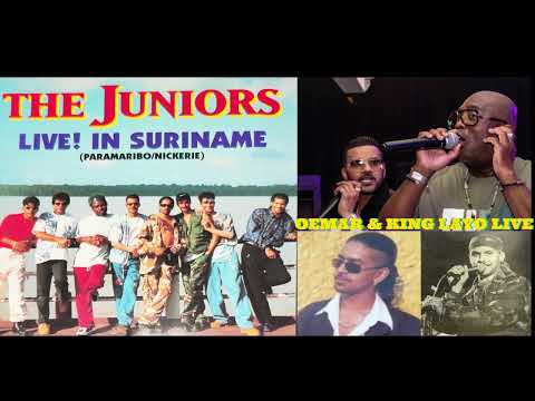 THE JUNIORS LIVE 1997 IN NICKERIE - PATER MORE MIX /POENANIE EXPERT - KING OEMAR EN KING LAYO MASTER