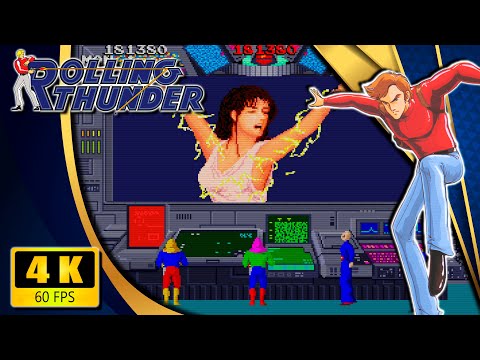 Rolling Thunder (Arcade) 【Longplay】