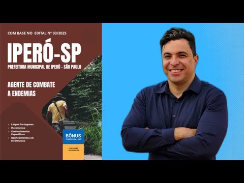 Apostila Concurso Prefeitura de Iperó - SP 2025 - Agente de Combate a Endemias
