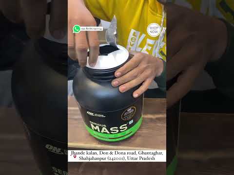 Unboxing ON SERIOUS MASS GAINER 💪🏻 #gym #supplements #optimumnutrition #original #youtubeshorts