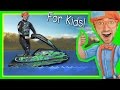 Boats For Kids With Blippi Explore A Jet Ski