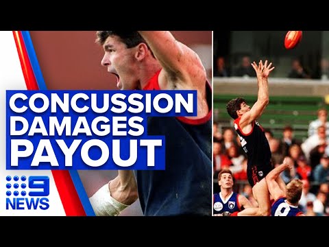 AFL legend Shaun Smith wins historic $1.4m concussion claim | 9 News Australia