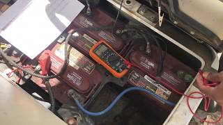 Testing Golf Cart Batteries with a multimeter