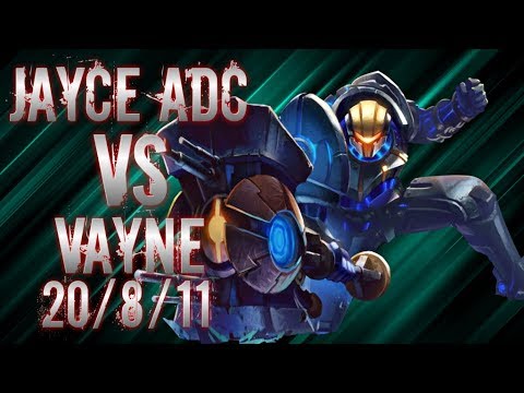 Jayce ADC VS Vayne 20/8/11 - Raven's Secret Weapon (S Rank)
