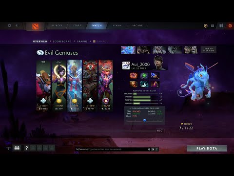 dota2sup Aui 2000 Puck EG vs Fighting PandaS Dreamleague ss13