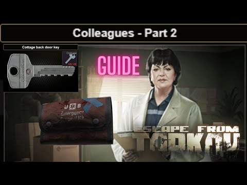 Colleagues  Part 2 Escape From Tarkov Under A Minute Quest Guide Shoreline Thereapist #eft