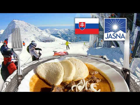 Ski ⛷️ Jasna Chopok Slovakia on the Silver Plate 🍽️: Almost Alps, but “almost” makes the difference
