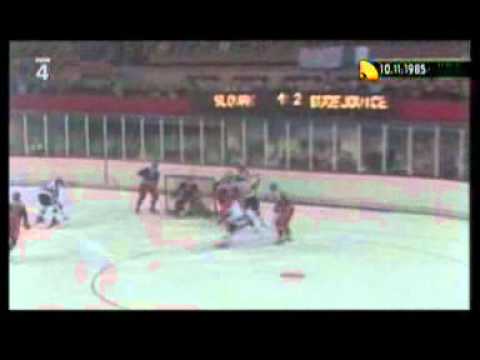 Hokej pred 25 rokmi SLOVAN x C Budejovice