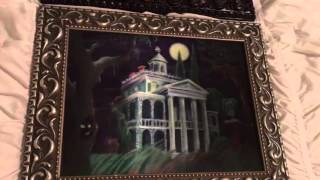 Disney Authentic Haunted Mansion Lenticular Framed Portraits from the Haunted Mansion