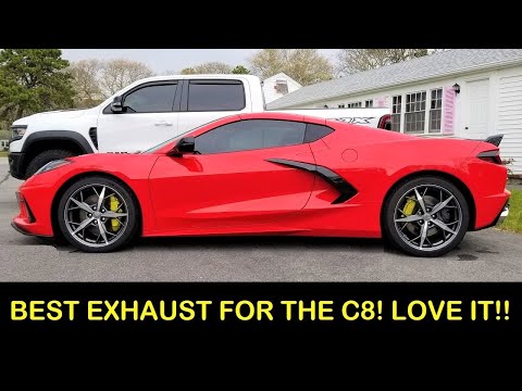 Corsa Cat-Back Exhaust System Review on my C8 Corvette! Pure POPS and BURBLES!