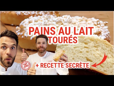 Pains au lait tourés + pralinette du chef Damien Baccon