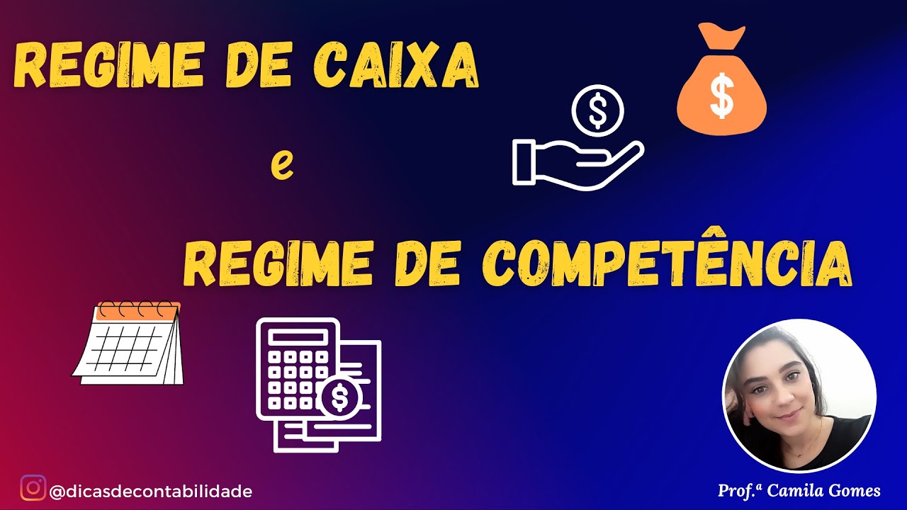 Regime de Caixa x Regime de Competência - explicação e exercícios!